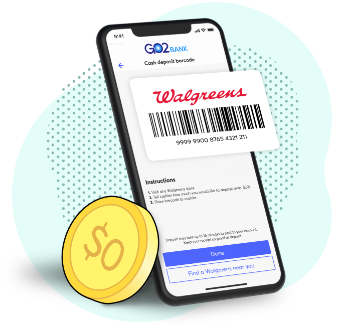 deposit cash using barcode